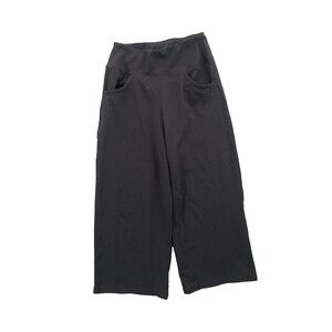 Promover Wide Leg Pants Woman Yoga/Casual Lounge Pants Sz Small Gray Purple